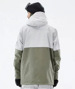 ชุดสกีฤดูหนาวคุณภาพสูง กันลม กันน้ำ พร้อมฮู้ด เสื้อแจ็คเก็ตสโนว์บอร์ดแบบมีฉนวนกันความร้อน ชุดสกีสำหรับกิจกรรมกลางแจ้ง - Product Image 5