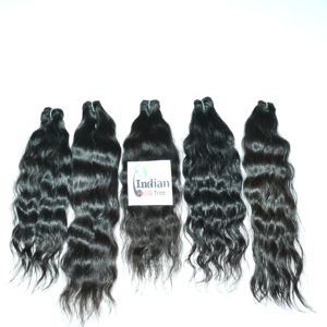 Raw Virgin Natural Human Hair Bundles Black Color <b>Weaving</b> Unprocessed Cuticle Aligned <b>Machine</b> Double Weft Vietnamese By Export - Product Image 4