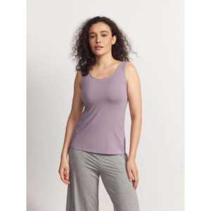 เสื้อกล้ามถักลายริบจากใยไผ่สำหรับผู้หญิง เสื้อผ้าลำลอง เสื้อชุดนอนเทนเซลโมดอล เสื้อใส่พักผ่อน ขายส่ง - Product Image 4