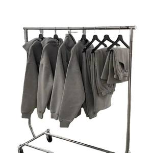 Men's High Quality Fleece Tracksuits Street-wear Sweatpants <b>Hoodie</b> Sets Without <b>String</b> Custom Logo Heavy Weight Tracksuits - Product Image 6