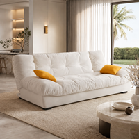 Canapé moderne de luxe 2 places en tissu capitonné, assise profonde, meubles de salon pour la maison et l'hôtel