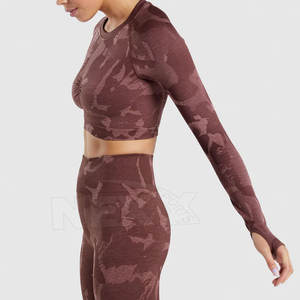 Conjunto de Yoga para Mujer de Marca Privada a Precio Económico, Conjunto de 2 Piezas Transpirable, Venta Directa de Fábrica, MOQ Bajo - Product Image 6