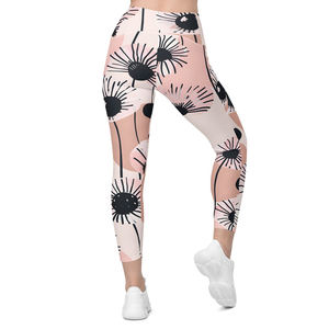 Mallas de Yoga de cintura elástica para mujer de talla grande personalizada a la venta, mallas, pantalones de yoga, mallas de gimnasio - Product Image 6