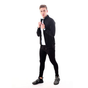 Chándal de nailon para hombre, chaquetas con cremallera, prendas de vestir para correr, chándal, diseño Moq bajo, cortavientos de poliéster, logotipo personalizado, conjunto de dos piezas para hombre - Product Image 1