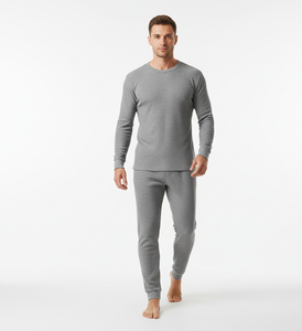 Traje Térmico Coldline Armor Gris para Hombre, Suave, Manga Larga, Tejido Transpirable que Retiene el Calor, Estructurado para Zonas Frías - Product Image 4