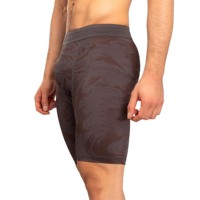 Shorts de sport en toile pour hommes, taille élastique, respirants, séchage rapide, pour fitness, entraînement, gym, Muay Thai, MMA, Kickboxing