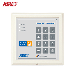 Clavier d'accès numérique DK-9821 APO, sonnette de porte à code d'entrée en plastique ABS pour intérieur, audio unidirectionnel - Product Image 1