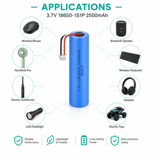 Paquete de Baterías de Iones de Litio de 2500 mAh 18650, Batería Cilíndrica Recargable para Herramientas Eléctricas <span class=keywords><strong>DeWalt</strong></span>, <span class=keywords><strong>Makita</strong></span>, <span class=keywords><strong>Milwaukee</strong></span>, <span class=keywords><strong>Bosch</strong></span>, OEM - Product Image 3