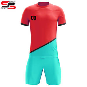 Uniforme de fútbol azul y blanco juvenil personalizado, camiseta de árbitro de fútbol vintage, uniformes de alta calidad para conjuntos de equipos - Product Image 4