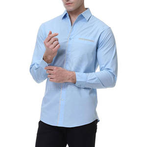 เสื้อมีกระดุมสำหรับผู้ชายเสื้อมีกระดุมสำหรับผู้ชายเสื้อระบายอากาศได้ดีน้ำหนักเบา - Product Image 5