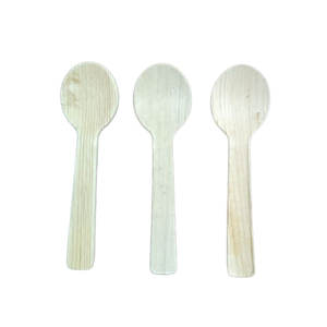 ชุดช้อนส้อมแบบใช้แล้วทิ้งเป็นมิตรต่อสิ่งแวดล้อมช้อนใบปาล์มย่อยสลายได้ตามธรรมชาติสำหรับงานปาร์ตี้ - Product Image 1