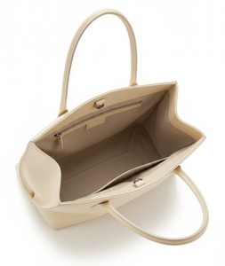 Bolso Tote de Cuero Color Crema Vintage para Mujer, Bolso Grande, Suave y Estructurado, Resistente al Agua, para Compras, Trabajo, Oficina, Bolso de Hombro - Product Image 2