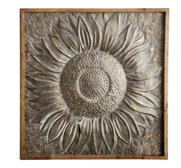Modern Design Metal Embossed Wall Decor Handicraft Techniques for Hanging Purposes Wall Accents
