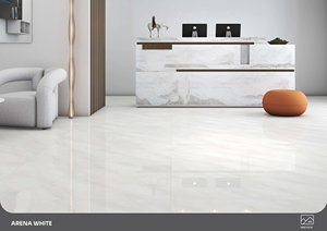 Dalles en porcelaine de haute qualité, finition brillante, 600x1200, design marbre luxueux, dalles tendance de grande taille pour les intérieurs résidentiels et commerciaux - Product Image 2