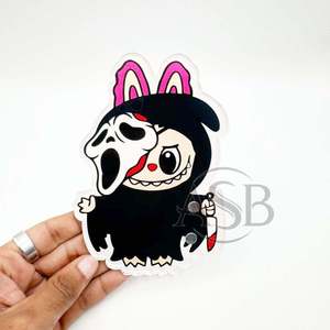 Halloween Custom Logo Acrylic <b>Eyelash</b> Tiles With <b>Magnets</b> For Tweezers Custom Logo Horror Cartoon Character Lash Tiles - Product Image 1