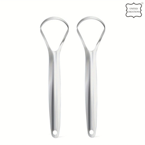 Grattoir à langue en acier inoxydable de haute qualité Réduction efficace de la mauvaise haleine Nettoyeurs de langue en cuivre - Product Image 2