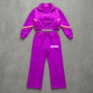 Ensemble de survêtement pour femme, vert sarcelle, manches longues, demi-zip, style sportif, couleur unie, pantalon à cordon de serrage, respirant, coupe régulière, pour l'automne - Product Image 3