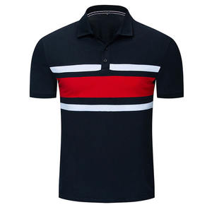 Polo para hombre con estampado de poliéster y algodón a la moda y logotipo personalizado, Polo para hombre de gran calidad, Polo para hombre en color liso - Product Image 1