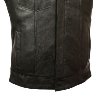 Gilet de moto en cuir de haute qualité pour hommes, dernier style d'extérieur, en cuir, pour l'hiver, pour la moto - Product Image 6