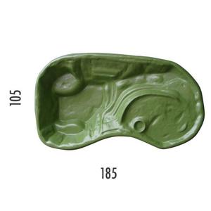 Estanque de 210 Litros para Fuente de Jardín Tortugas Ninja Verdes 185x108xh32 - Product Image 2