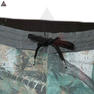 กางเกงขาสั้นผ้าใบบาสเก็ตบอลสำหรับผู้ชายกางเกงเอวยางยืดแห้งเร็วผ้าฝ้าย100% พิมพ์ซับลิเมชันเต็มตัวดีไซน์ตามสั่ง - Product Image 3