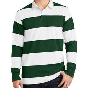 Camiseta Polo de Rugby de Color personalizado 2025 para hombre, manga larga clásica, 100% de algodón, patrón sólido, alta calidad, fabricada por RAM Industry - Product Image 1