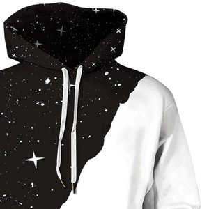 Pulls à capuche personnalisés pour hommes, imprimés sur le devant, écologiques, en polyester/coton, pour l'automne, avec impression par transfert thermique, couleur unie, vente en gros - Product Image 5