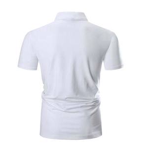 Polos de talla grande para hombre, venta al por mayor, camiseta Polo informal de 100% algodón con logotipo personalizado para hombre, camiseta con bordado - Product Image 4