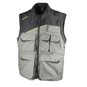 Textile respirant gilet d'équitation pour les motards de rue Cordura Mash tissu multi-poches coupe-vent moto gilet poches pour - Product Image 1