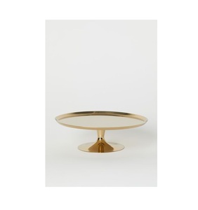 Base para Pastel Redonda de Metal Dorado de Calidad Superior, Plato Decorativo para Exhibición de Postres para Bodas y Fiestas, Soporte para Dulces - Product Image 1