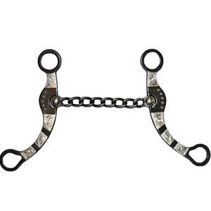 Vente en gros de mèches de chaîne Western Horse Tack en acier avec chaîne et pouce mèche de chaîne Western Tack Port Bit - Product Image 4
