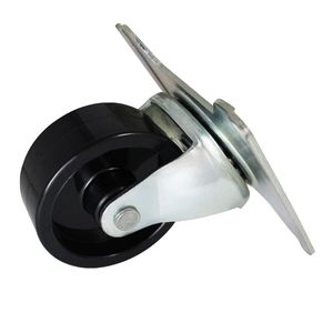Roue pivotante industrielle de 50 mm avec frein, chariot à meubles robuste - Product Image 1