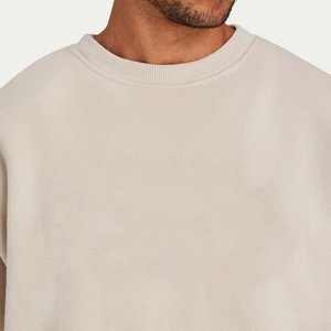 Sweat à capuche col rond OEM en gros, vierge, épais, 100 % coton, avec logo personnalisé brodé, pour homme, en polaire d'hiver, séchage rapide, écologique - Product Image 6