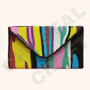 Patrón tribal personalizado con cuentas fiesta embrague noche bolso diseñador señoras bolsos de hombro monederos y bolsos de lujo fiestas - Product Image 5