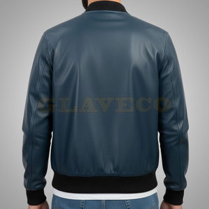 Meilleure veste en cuir d'hiver pour homme, col montant, imperméable, coupe-vent, écologique, respirante, légère, décontractée pour l'extérieur - Product Image 3
