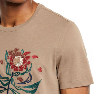 Hot Selling Casual <b>Blank</b> Cotton Men T Shirts Wholesale Price Summer Fashion New Arrival High Quality Embroidered T-shirts - Product Image 3