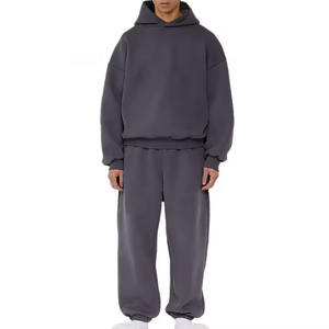 Survêtements de sport à capuche pour hommes OEM pour l'hiver Jogging & Running Training Solid Pattern Team Track Suits Sportswear Wearable - Product Image 4