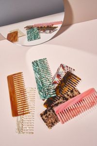 หวีผมสำหรับช่างตัดผมแบบมืออาชีพหวีสำหรับร้านเสริมสวยวัสดุเรซิน - Product Image 3