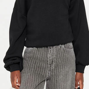 เสื้อสเวตเตอร์เด็กผู้หญิงผ้าขนแกะคอตตอนเนื้อนุ่มเปิดไหล่ปล่อยไหล่เนื้อผ้าระบายอากาศได้ดีปรับขนาดได้ตามต้องการ/ตัวเลือกสีมีสไตล์ - Product Image 5