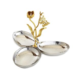 Tazón para servir frutas de metal dorado y blanco de calidad de lujo, tazón para servir ecológico para decoración del hogar al mejor precio - Product Image 6