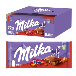 ช็อกโกแลตมิลก้าเดมส์แสนอร่อย 100 กรัม (ไส้อัลมอนด์และคาราเมล) - Product Image 2