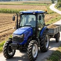 Tractor Agrícola Multiusos de 80HP 4WD con Motor YTO, Retroexcavadora Opcional y Herramientas Agrícolas Completas para EE. UU. y Latinoamérica