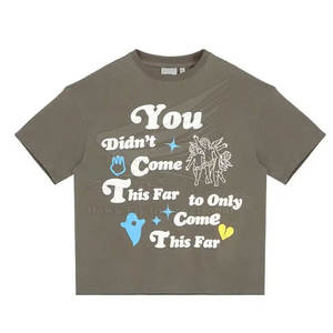 Tamaño personalizado Puff impresión camiseta mejor calidad Puff impresión camiseta en Stock más popular nuevo estilo Puff impresión camisetas - Product Image 1