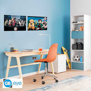 Set de 2 Pósters de Demon Slayer Chibi, Colección de Pósters de Anime - Product Image 5