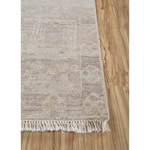 Thyme Ivory Hand Knotted Afghan Wool Rugs Geometric Boho Style Rectangle Carpet for Home Living Room or Hallway <b>Model</b> Ea-3110 - Product Image 4