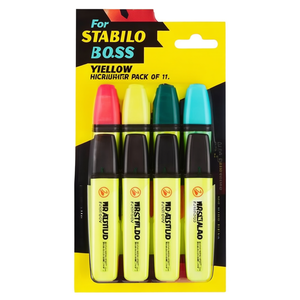 Pour STABILO, pour le surligneur jaune Stabilo Boss, lot de 10 - Product Image 3