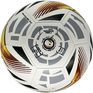 Balón de fútbol inflable oficial de alta calidad, PU sintético laminado con paneles sellados con pegamento para entrenamiento - Product Image 2