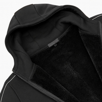2025 Meilleure Qualité En Gros Sweat à Capuche Technique Classique à Fermeture Éclair Intégrale, Doublure Polaire Sherpa Épaisse, Respirant, Séchage Rapide, Logo Personnalisé