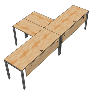 Escritorio Esquinero en Forma de L de UConcept con 2 Conectores para Uso en Oficina en Casa - Product Image 5