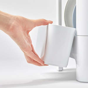 Escurridor de platos de 2 niveles con bandeja y drenaje para organizar Platos y platos - Product Image 5